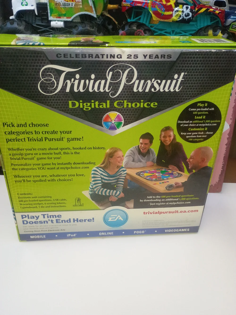 Trivial Pursuit Digital-Choice Board Game By Parker Brothers